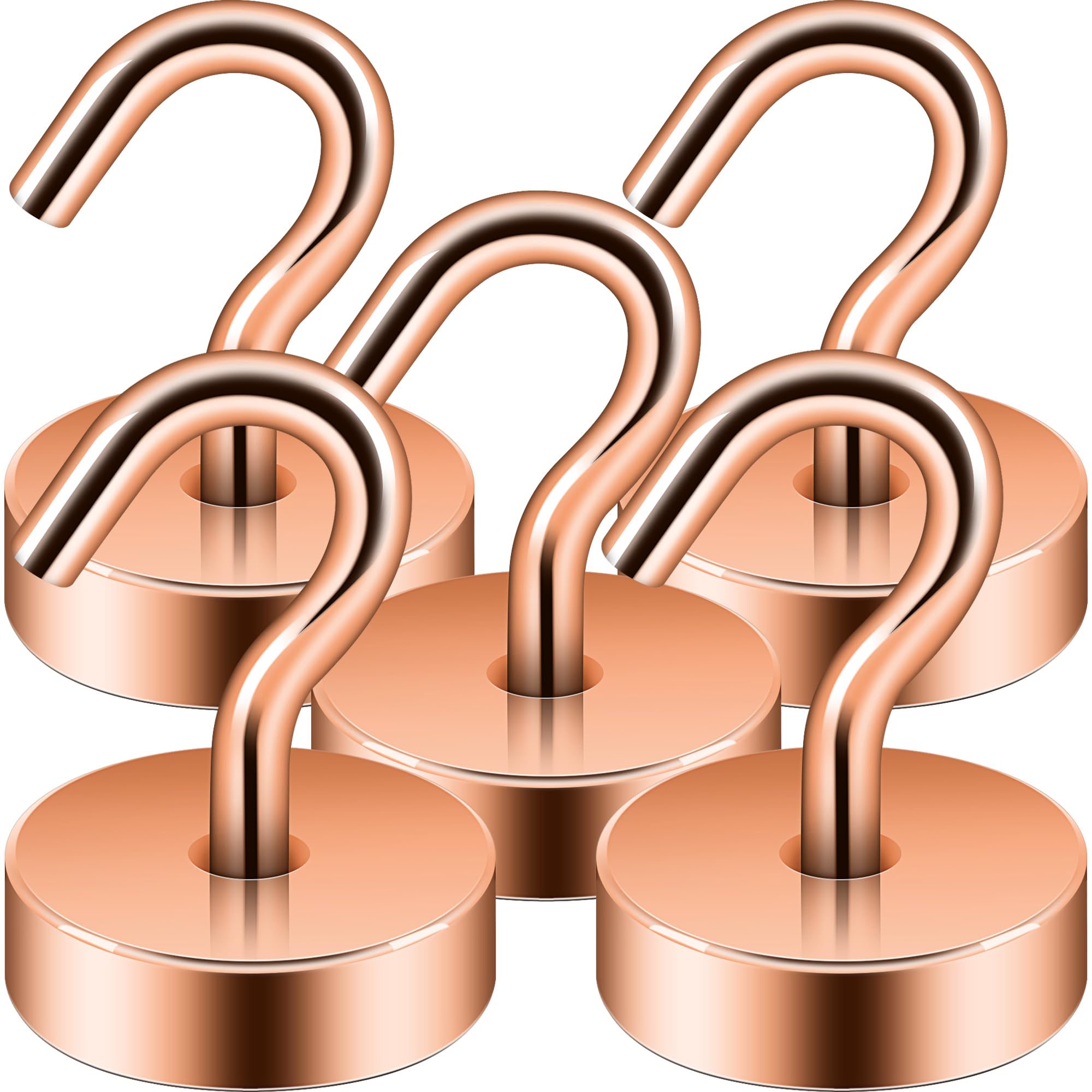 Neosmuk Magnetic Hooks - 5 Pack for Tools & Gear -23 Neosmuk Magnetic Hooks - 5 Pack for Tools & Gear -23
