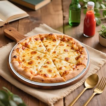 PINGEUI 6 Pack 12 Inch Aluminum Pizza Screen, Round Pizza Mesh Trays for Oven, Non Stick Reusable Baking Trays for Home Restaurant