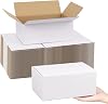 Shipping Boxes Medium 9x6x4 Inches, 30 Pack Mailer Packaging Boxes Bulk, White Corrugated Cardboard Boxes for Small Business Mailing Packing