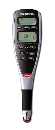 Calculated Industries 6025 Scale Master Pro Digital Plan Measure Take-Off Tool | 72 Built-in US Imperial, Metric Scales | 6 Custom Scales for Out-of-Scale Plans Thr ?k, Gray