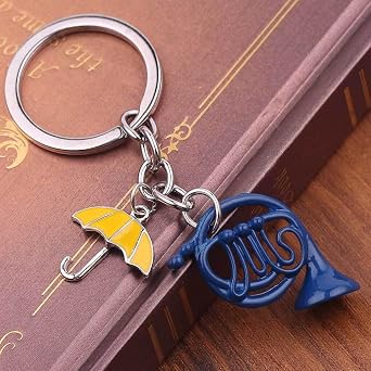 Durable Keyrings Dependable And Resilient Key Holders Compact Metal Umbrella Keyring Key Accessories Anime Keychain