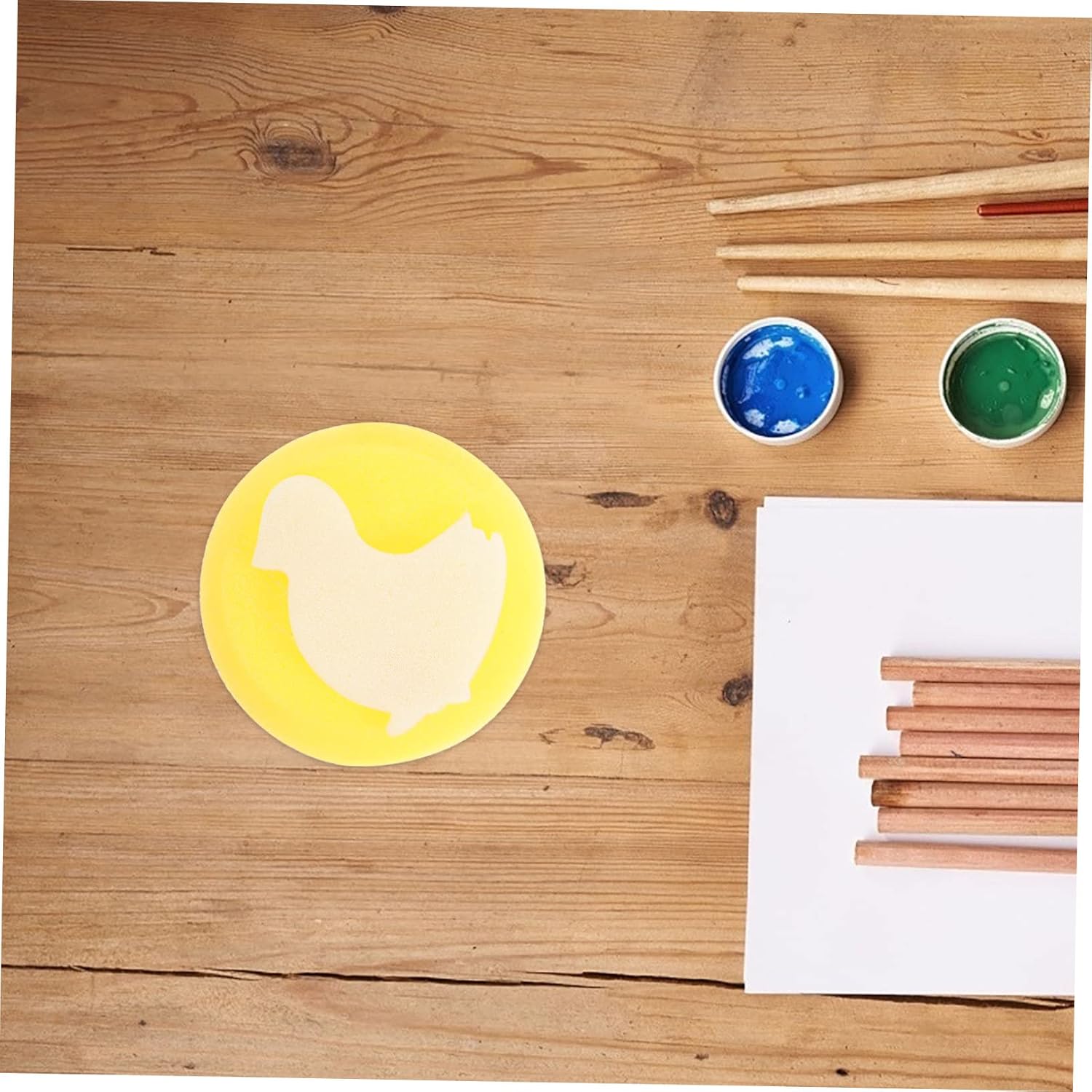 LIFKOME 10pcs Boys and Girls Sponge Paint Brushes Boys and Girls Painting Art Tools Stamping Sponges Fun and Creative
