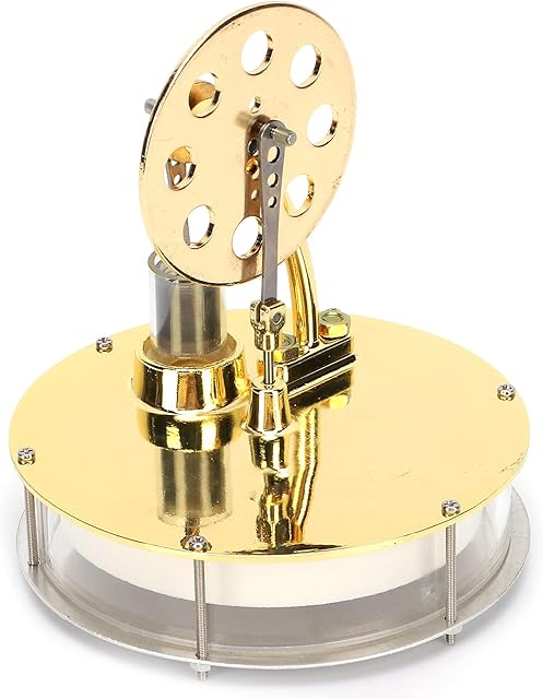 Les-Theresa Low Temperature Stirling Engine Model Mixing Motor Steam Engine Cryogenic Scientific Experiment Education Model Toy