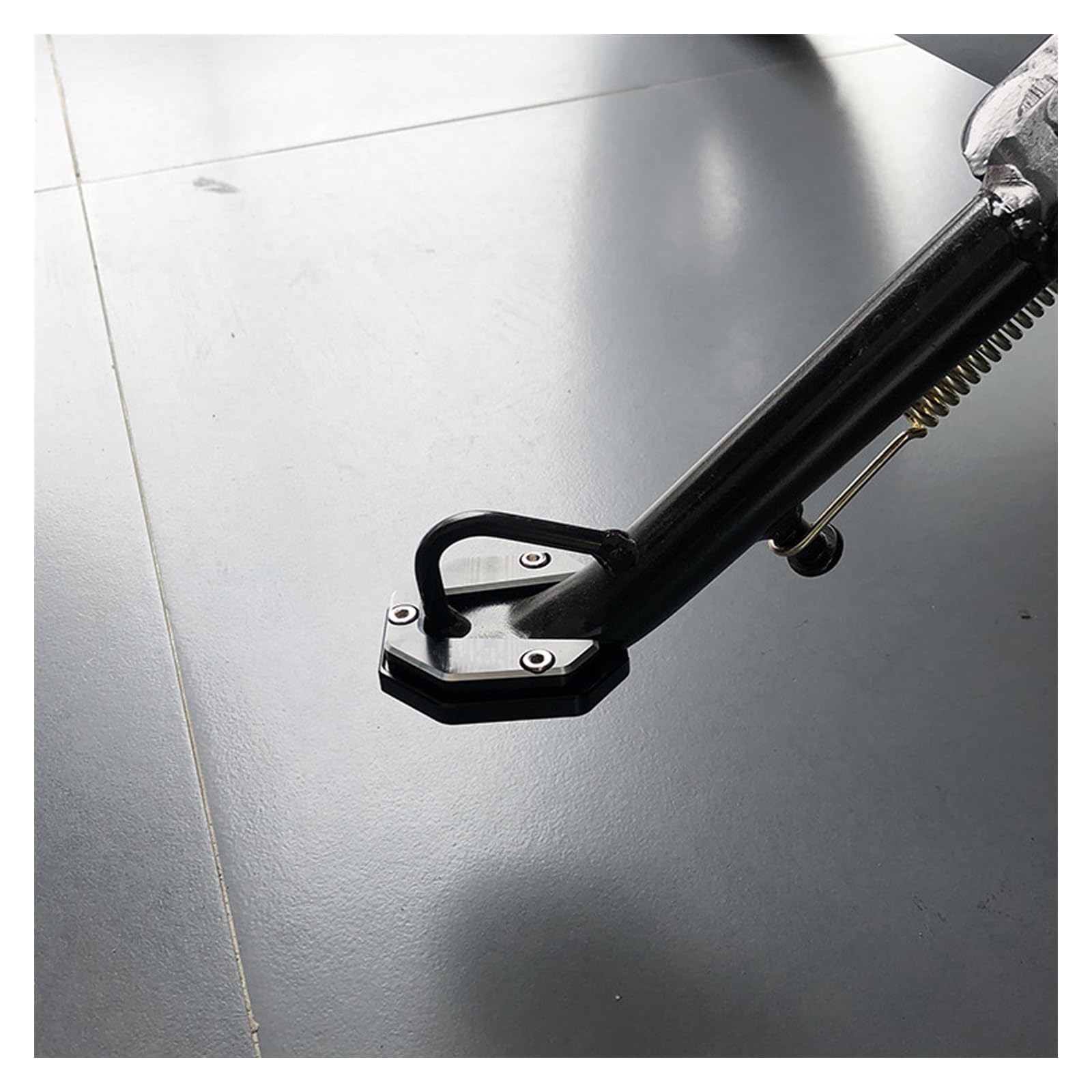 Motorfiets Standplaat, Voetplaat Voor Motor Kickstand, 2 Stuks Antizonk Motorfiets Standplaat, Voetplaat Voor Motor Kickstand, 2 Stuks Antizonk