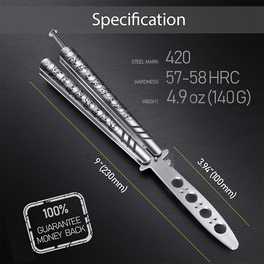 Butterfly Knife Trainer Balisong Practice Butterfly Knife Balisong