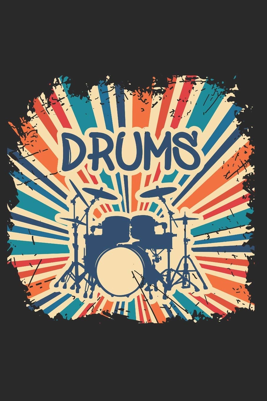 Idée cadeau batteur avec ce carnet de notes thématique pour passionné de musique