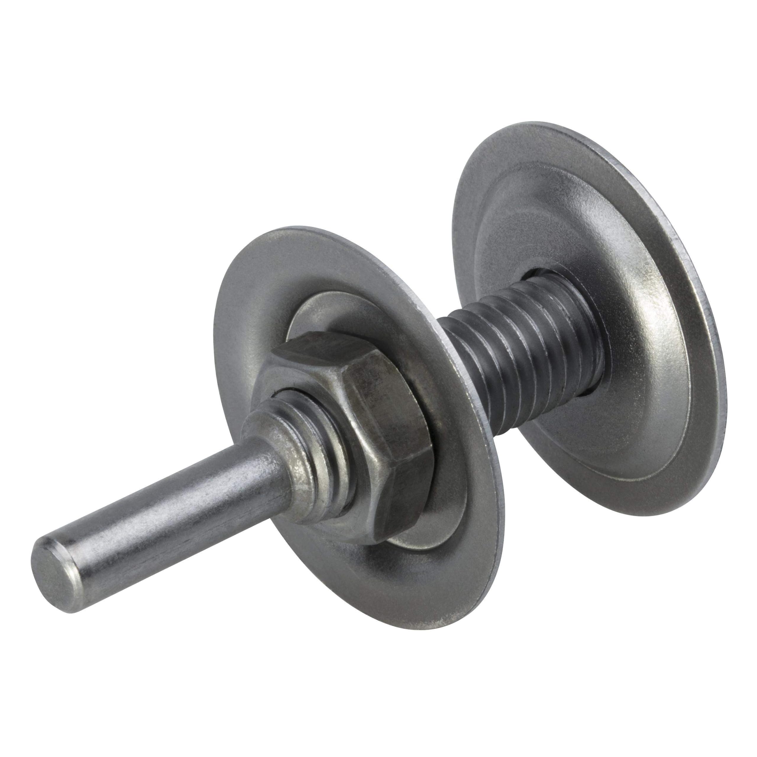 wolfcraft Mandrel for 10 mm bore I 2116000 I for Sanding and polishing Discs Without Shank