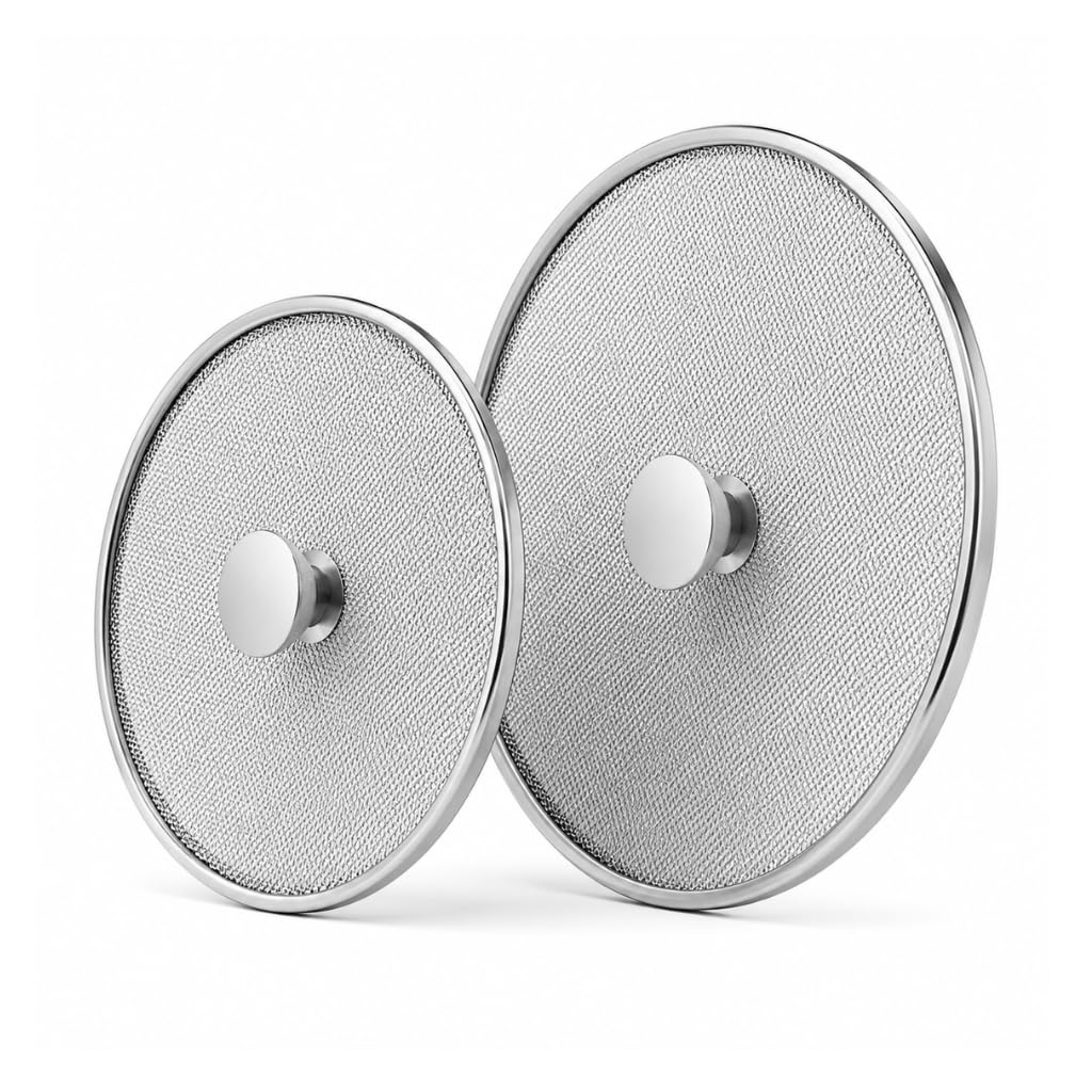 Steel Net Lids - Set of 2 (18cm & 23cm) -5 Steel Net Lids - Set of 2 (18cm & 23cm) -5