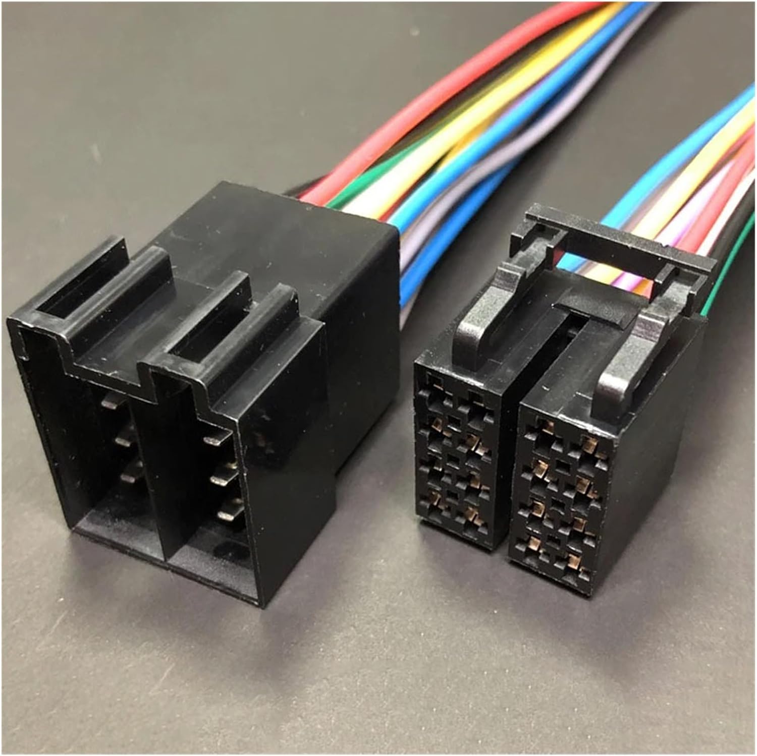 Dj7082-3.5 Car CD Speaker Plug 8p Male Female Pair Wiring Harness Connector 8/16 Pin Car/Socket 962191-1 Wire Length 15cm BHUPWZE(16p strip line,5sets)