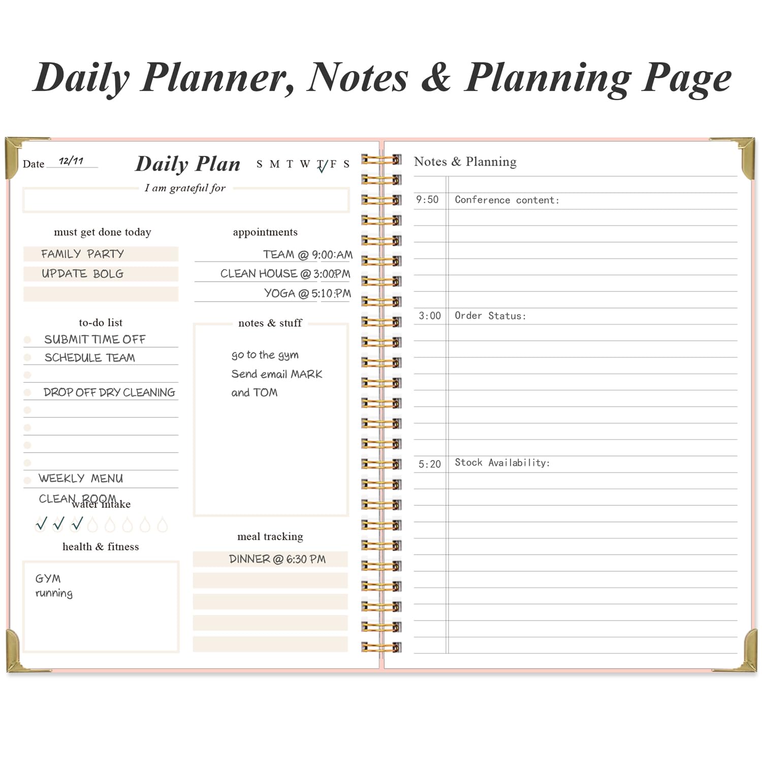 To Do List Notebook, Aesthetic Daily Planner to Easily Organize Your Tasks And Boost Productivity - Image 3