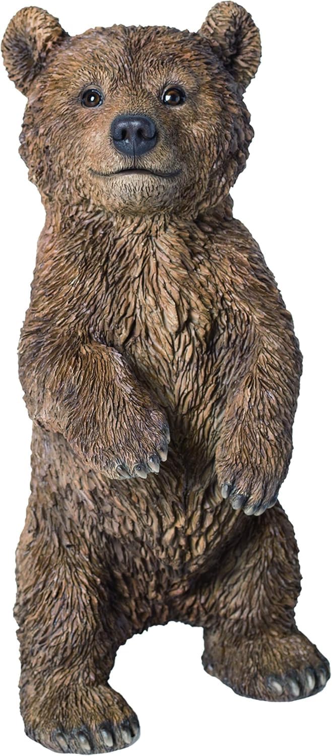 Vivid Arts - Bear Cub - Outdoor Indoor Garden Decor (Standing Bear Cub)