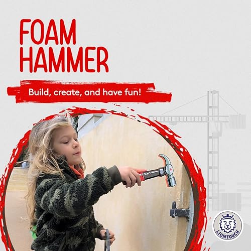 Miniatura 2 de Liontouch - Martillo de juguete para niños pequeños  1 año más  Herramientas de juguete de espuma de juego de simulación para niños  Ideal para el
