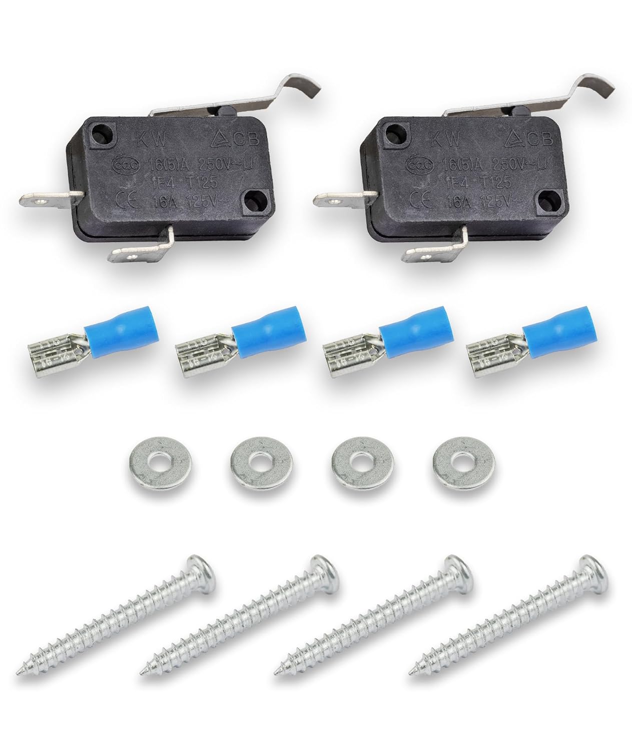 2PCS 80629 Neutral/Reverse Safety Switch with Crimp Terminals Screws Fits for B&M Automatic Shifter Compatible with Starshifter 80675