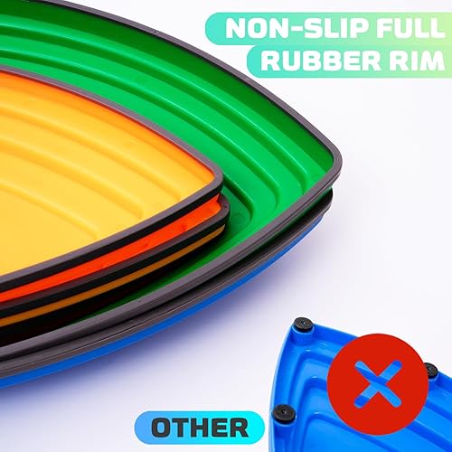 Miniatura 3 de OMNISAFE Stepping Stones para niños, juguete de piedras de lava de equilibrio para niños pequeños, bordes de goma antideslizantes y superficie de