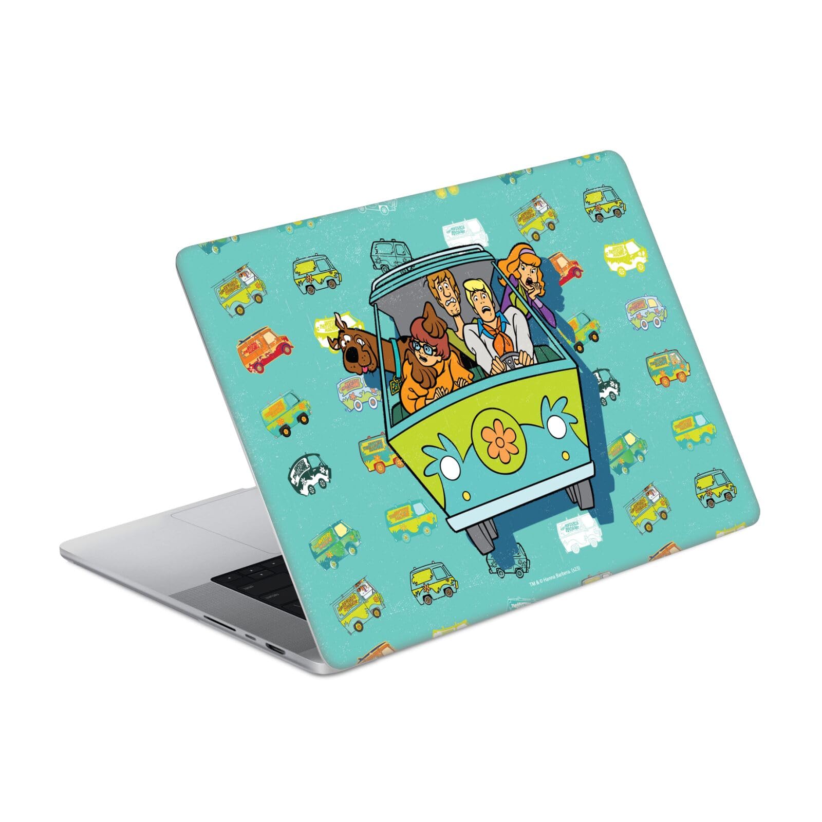 Autocollant Scooby-Doo MacBook Pro 16 A2485 - Finie la Coque Rayée Triste
