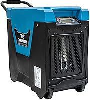 Vista 1 de XPOWER XD-85L2 - Deshumidificador comercial LGR de 145 pintas con bomba de purga automática, manguera de drenaje, mango y ruedas para restauración