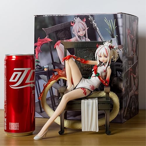 Miniatura 5 de Arknights Nian Figura 17 Personajes del juego PVC Adornos de escritorio Regalos para fanáticos (Nian)