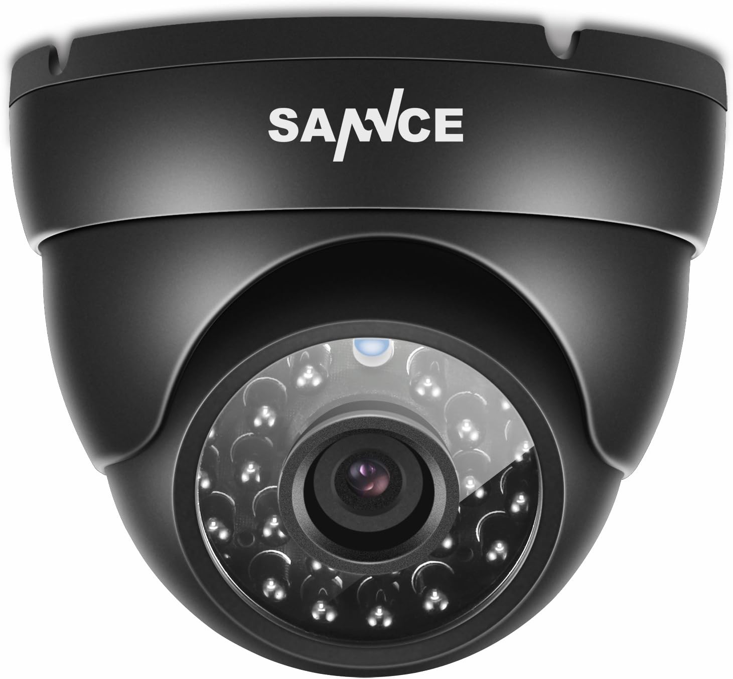 SANNCE 1080P Security CCTV Dome Camera AHD/TVI/CVI/CVBS 4-in-1 for Analog Surveillance System 2MP, 100 FT Super Night Vision, 3.6 MM Lens Weatherproof IP66 Casing, NO Adapter