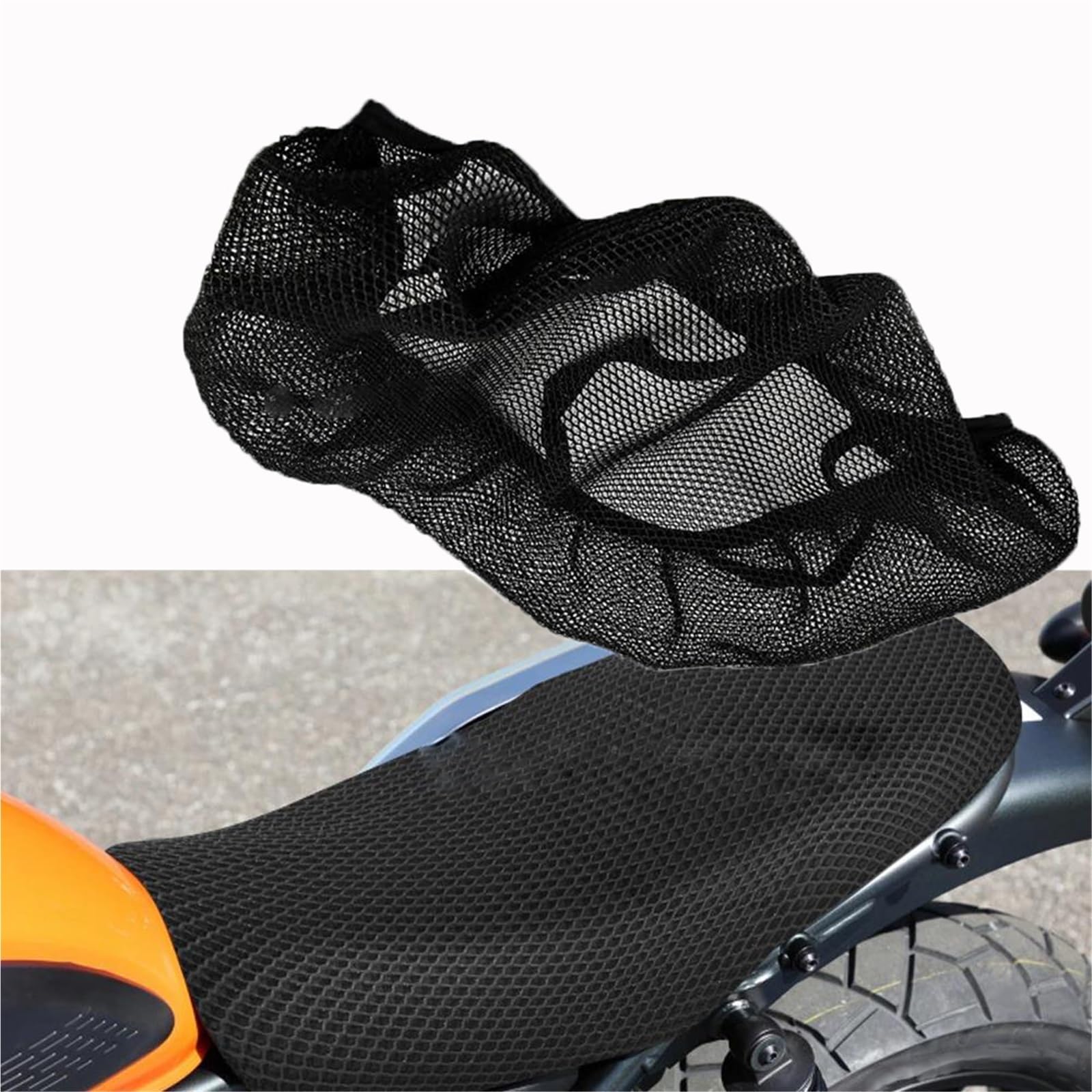 Funda de malla para asiento moto Honda CL500 CL250 impermeable 7