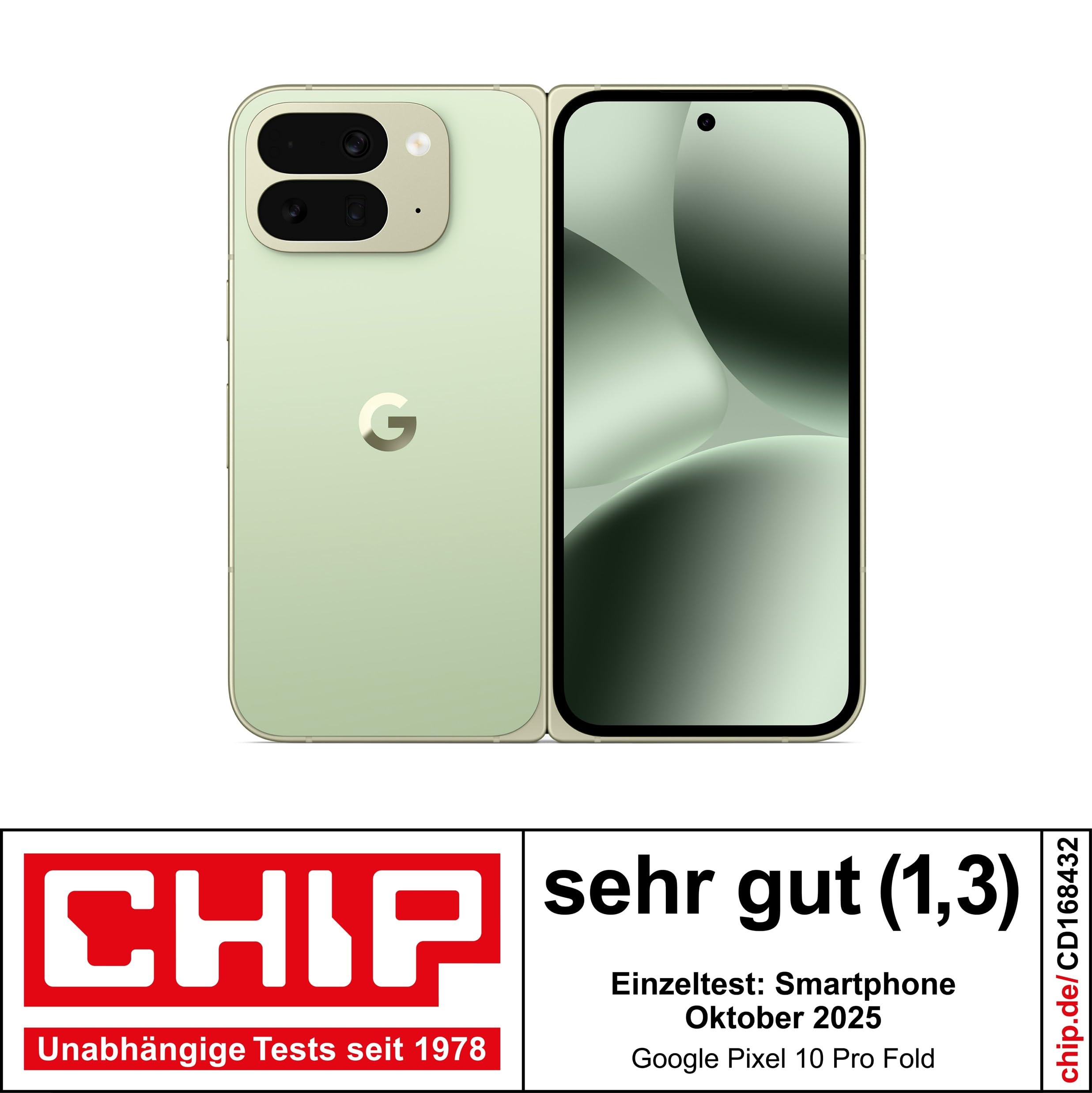 Google Pixel 10 Pro Fold – Android-Smartphone ohne SIM-Lock, mit