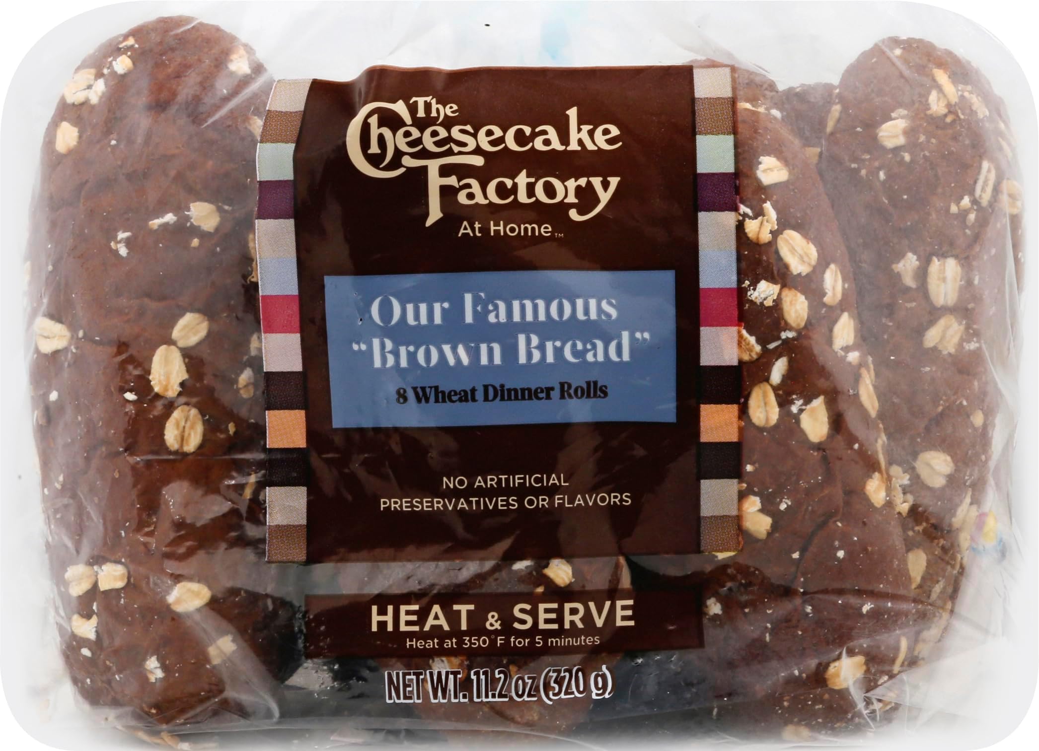 The Cheesecake Factory "Brown Bread" Sweet Dinner Rolls - 8 Pack