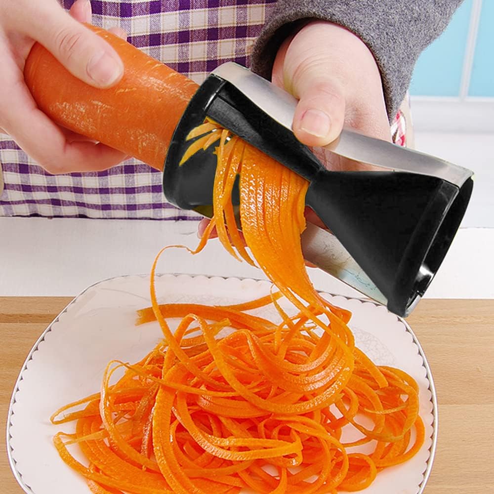 Spiral Slicer Durable Veggie Spiral Cutter Sturdy Vegetable Spiralizer for Cutting Cucumber Carrot Zucchini