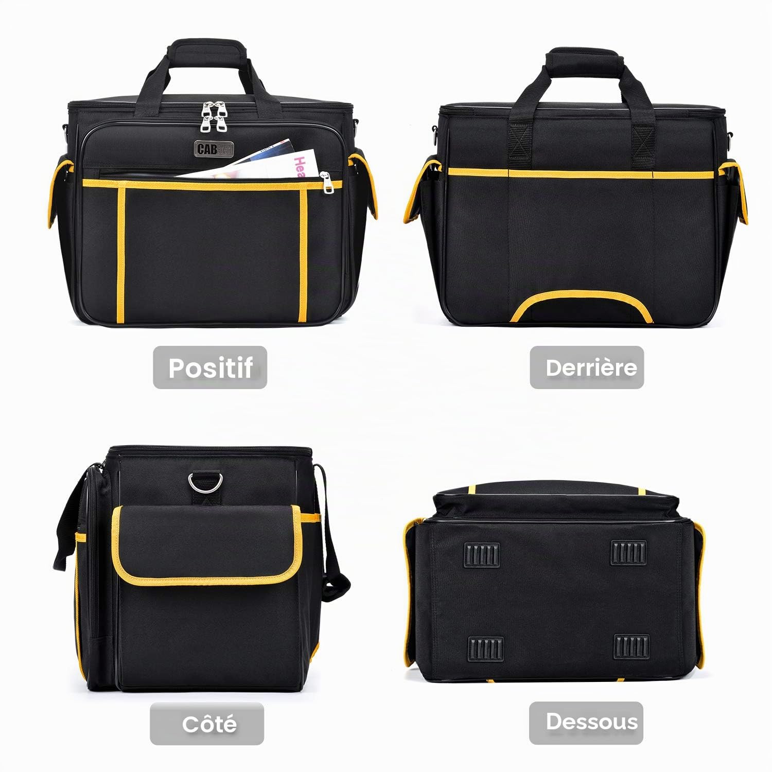 cab55 Sac de Transport pour Machine à Coudre avec Rembourrage Amovible, Sac fourre-Tout pour Machine à Coudre et Accessoires de Couture supplémentaires
