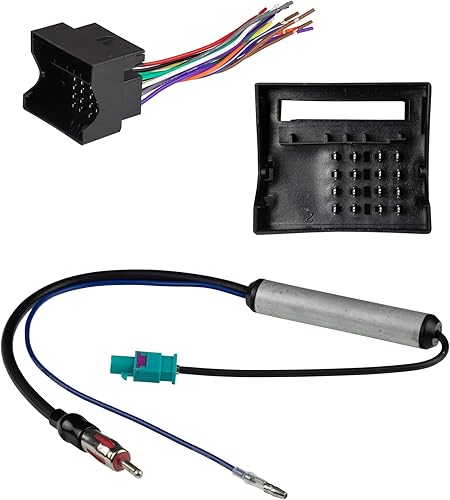 Miniatura 10 de Scosche ICVW5BN Kit de instalación de radio doble DIN y arnés compatible con vehículos Volkswagen no amplificados seleccionados 2002-2005 - Kit