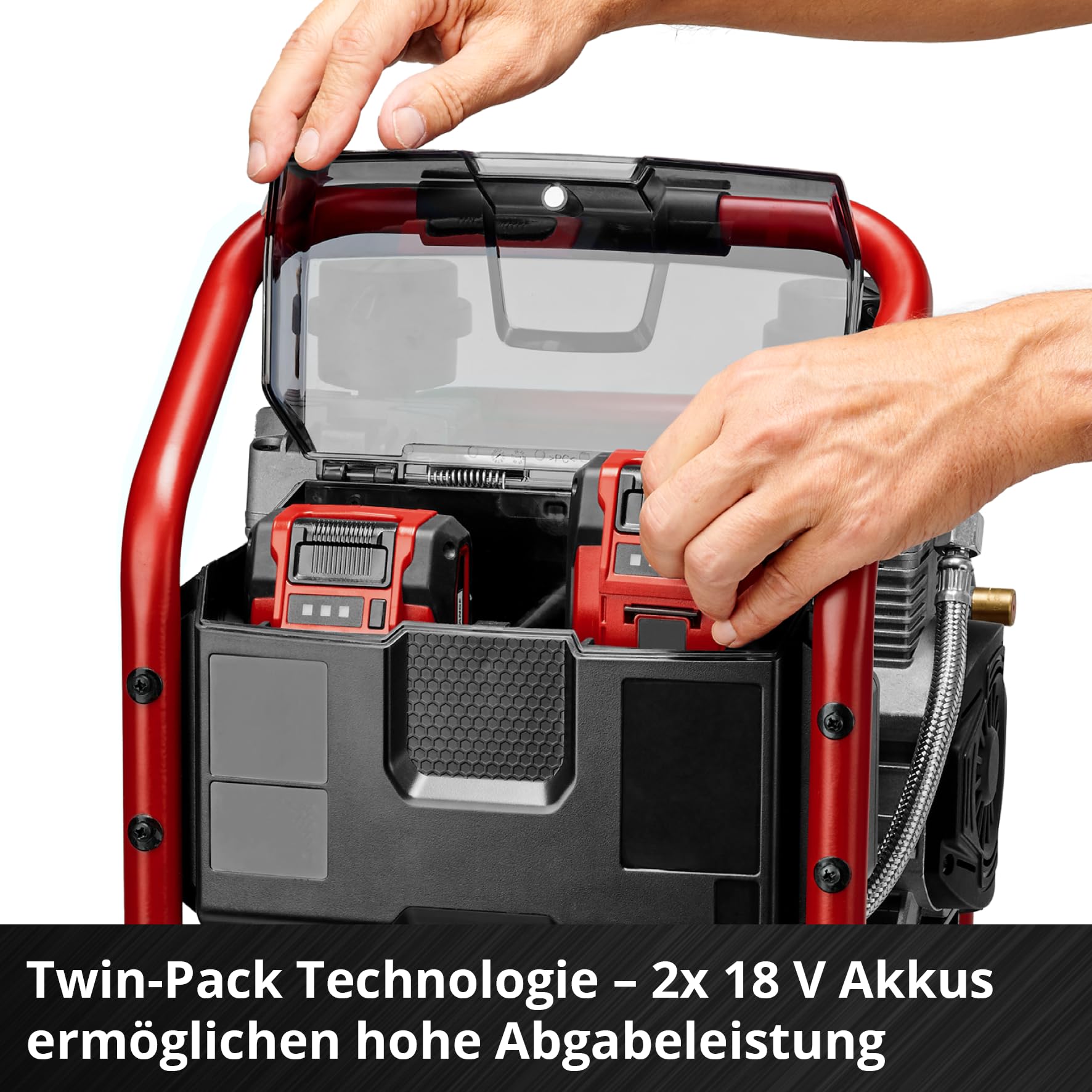 Einhell Professional Akku-Kompressor SILENZZO 36/210