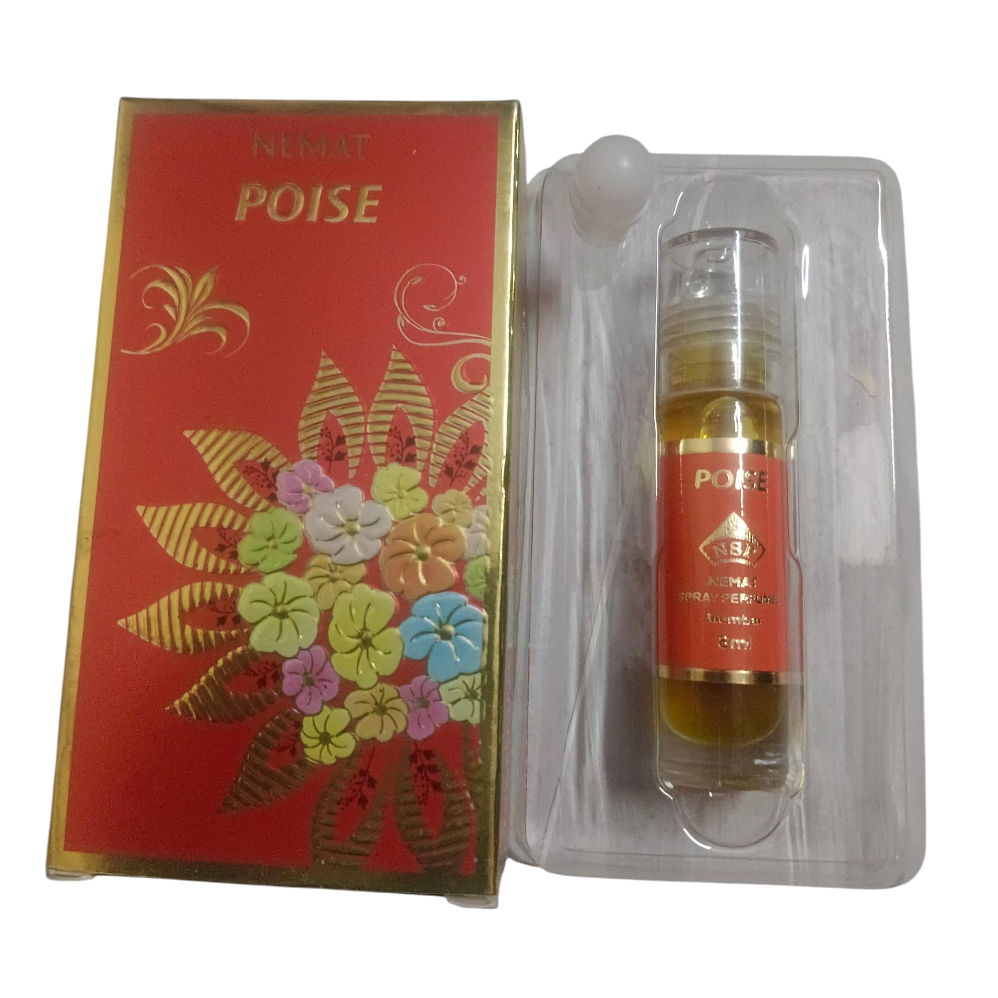 Nemat Deluxe Series Attar Poise 6 ml | alcohol free | Long Lasting | sweet, floral and musk | smells like agarbatti-image-22