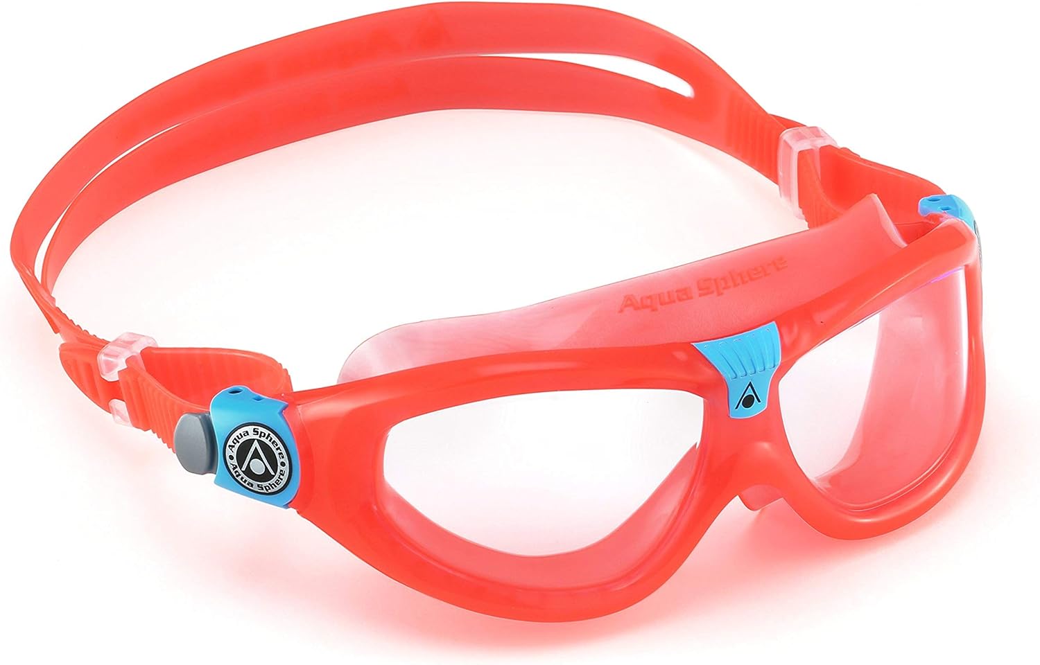 Aquasphere Seal Kids II (Ages 3+) Unisex Swimming Goggles | Made in Italy | - Wide Vision, E-Z Adjust, Anti Scratch, Fog Resistant, Leak Free Hypoallergenic Seal