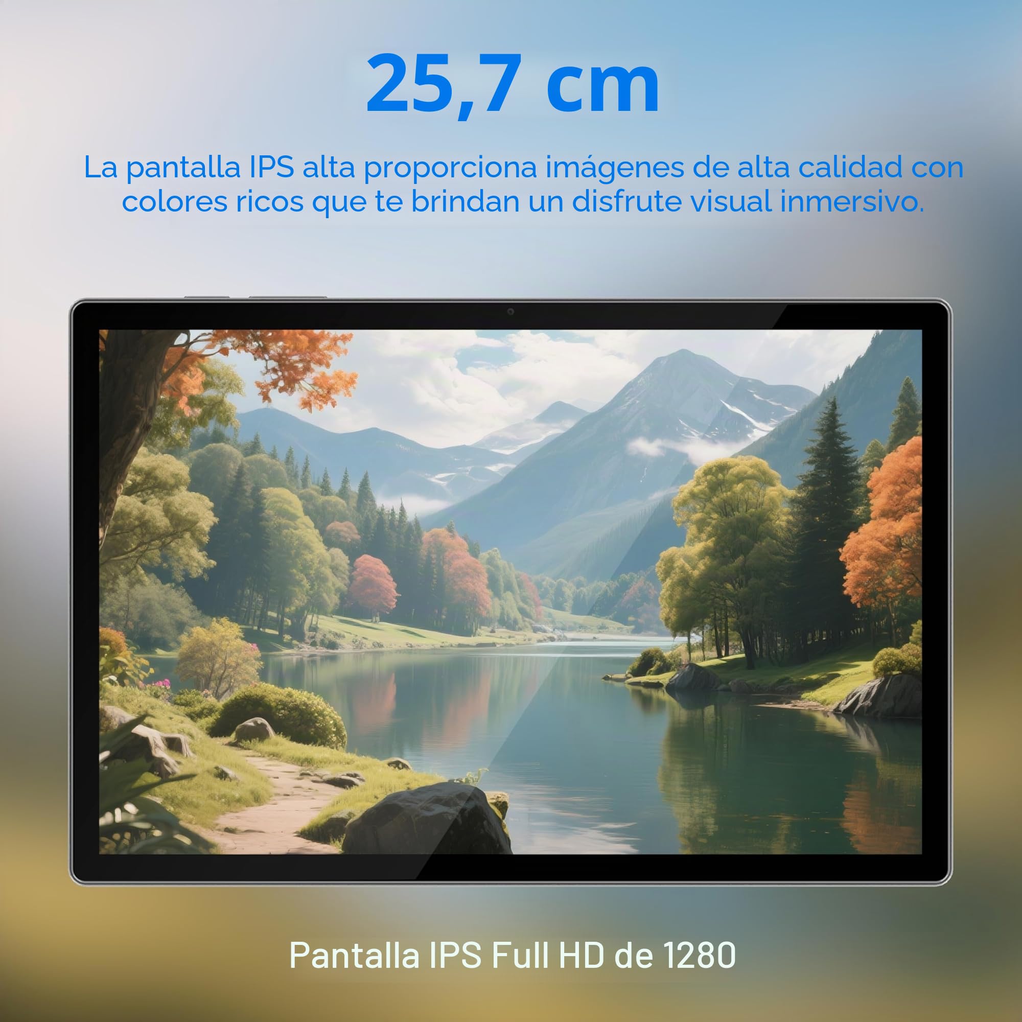 Tableta Android, tabletas de 10 pulgadas con funda protectora, procesador de cuatro núcleos, cámara frontal de 5,0 MP + cámara trasera de 8,0 MP, tabletas IPS Bluetooth de 5000 mAh, tableta