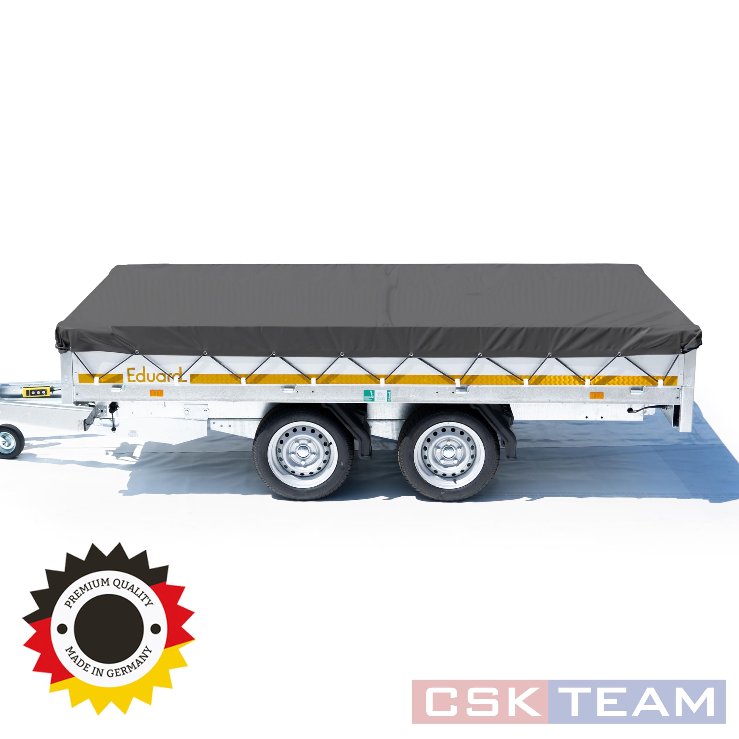 Bâche pour remorque - 311 x 160 cm - Imperméable - Tarp universel pour remorques - 680 g/m²