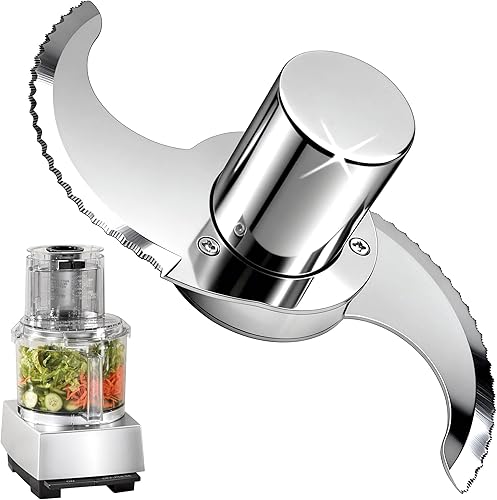 Miniatura 10 de Cuchilla de corte de acero inoxidable, sin plástico y autoajustable, compatible con Ganiza, BUMET, SPZTJK, Syvio, Homeasy y más procesadores de