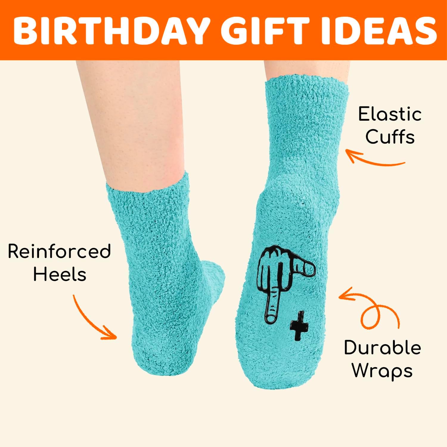 HAPPYPOP Birthday Gifts for Women Men - 31 32 33 34 35 36 37 38 39 40 Year Old Socks - Image 5