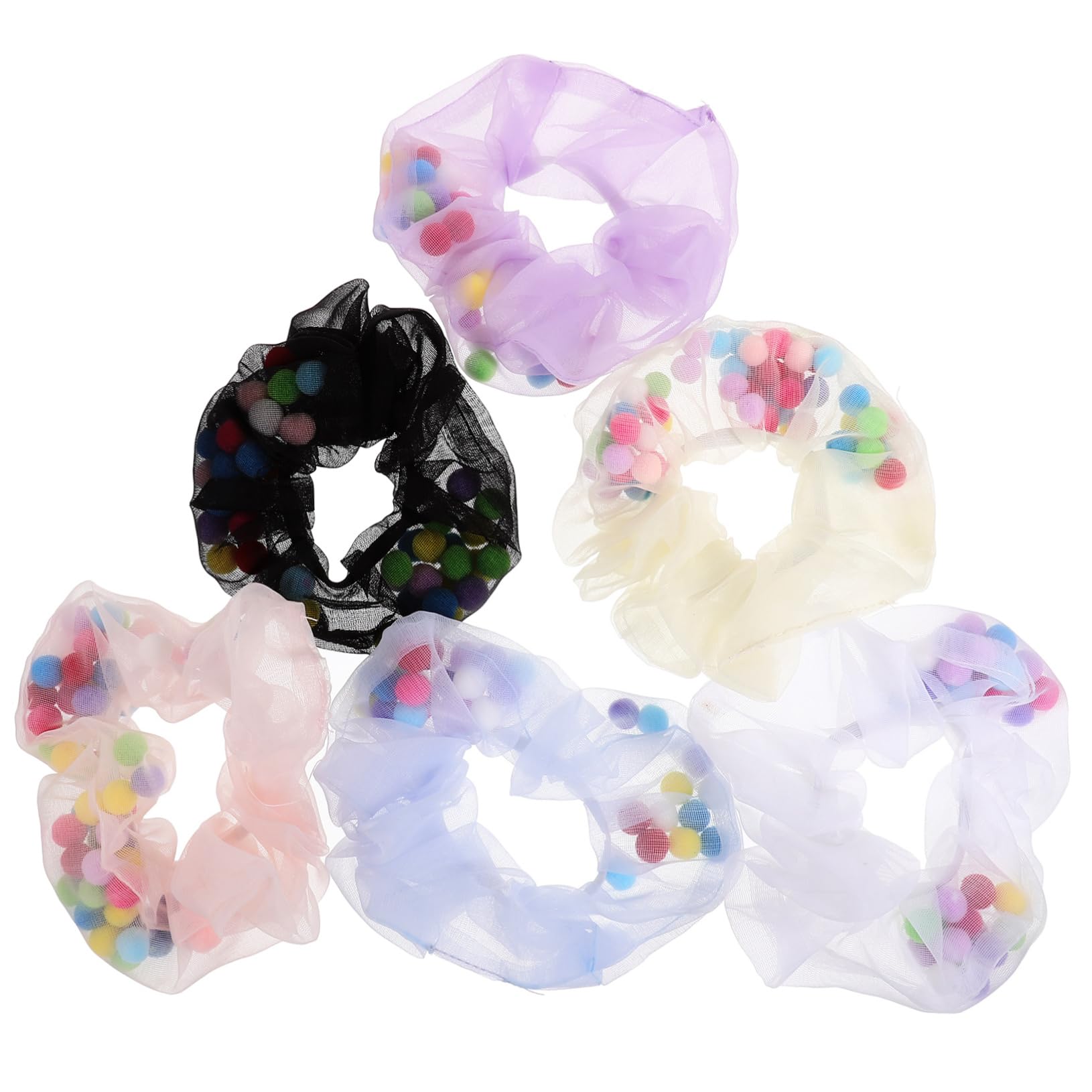 FOMIYES 30piezas Scrunchies De Pelo De Accesorios De Cabello Para Mujeres y Niñas Elásticos y Suaves Para Uso Diario y Ocasiones Especiales