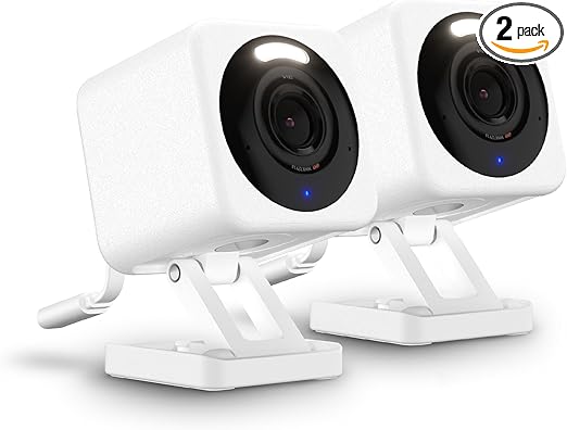 WYZE Cam v4, 2.5K WiFi Security Camera, Indoor/Outdoor Cameras for Home Security, Pet Camera/Baby Monitor, Motion Activated Spotlight/Siren, Color Night Vision, 2-Way Audio, Works with Alexa & Google