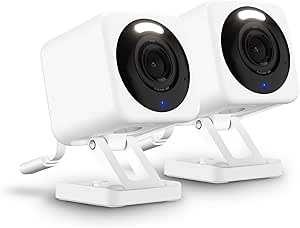 WYZE Cam v4, 2.5K QHD WiFi Indoor/Outdoor Smart Home Security Camera, Pet/Baby Monitor, Motion Activated Spotlight/Siren, Color Night Vision, 2-Way Audio, Works with Alexa & Google, Free Expert Help asin的图片
