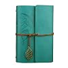 NectaRoy Retro Vintage yapraklı not defteri, klasik PU deri kapak, seyahat defteri, travel journal, günlük, seyahat günlüğü, doldurulabilir eskiz defteri, Sketchbook, 130x185mm