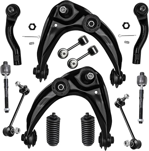 Miniatura 11 de Detroit Axle - Kit de suspensión delantera FWD de 12 piezas para Toyota Matrix Pontiac Vibe 2003 2004 2005 2006 2007 2008, 2 brazos de control