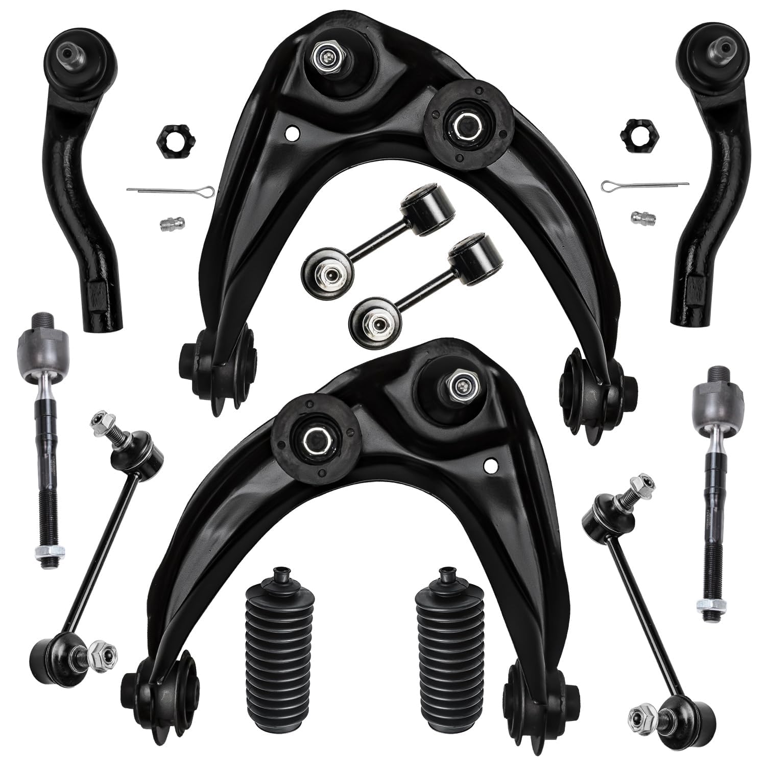 Amazon.com: Detroit Axle - 12pc Front End Suspension Kit for