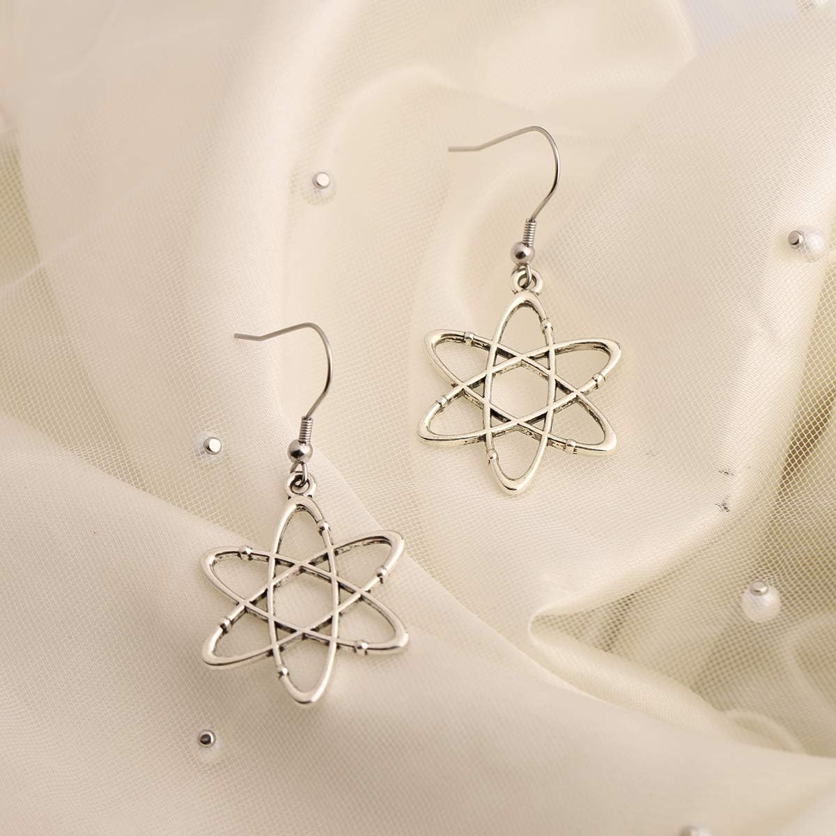 ENSIANTH Biology Chemistry Earrings Gift Science Graduation Microscope Charms Earrings - Image 2