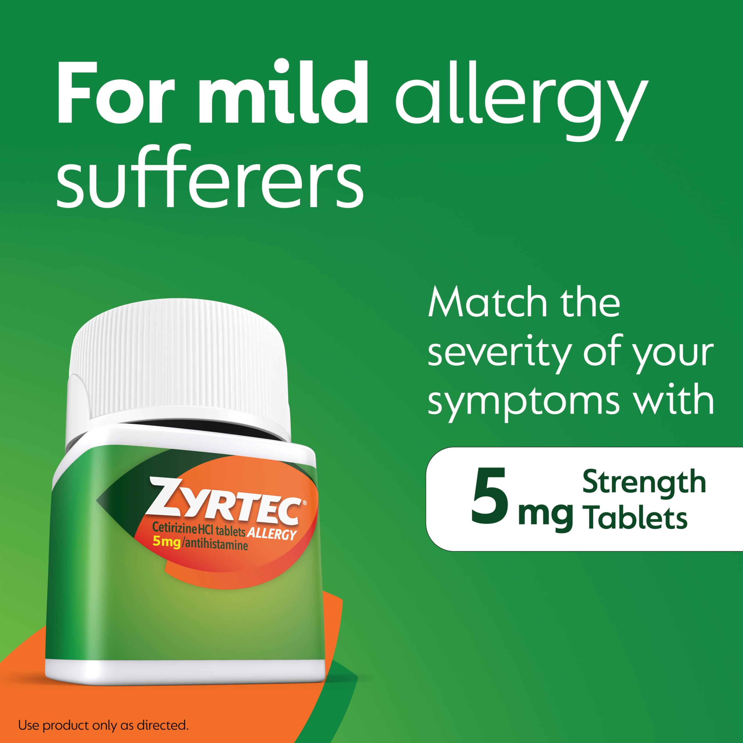 Zyrtec 24-Hour Allergy Relief Tablets, 5 mg Cetirizine HCl, 35 ct — Amazon image 5