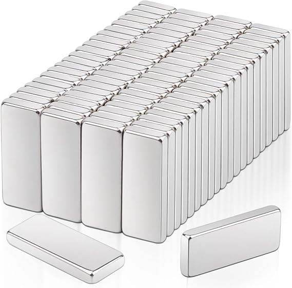 GAUDER Aimants Adhésifs - Petits Aimants Carrés Pour Notes