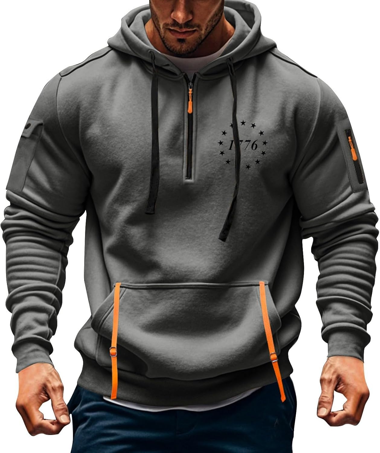 Sweat à Capuche Homme - Léger, Doux Et Décontracté, Idéal Pour Le Sport, Le Quotidien Et Les Sorties - 3