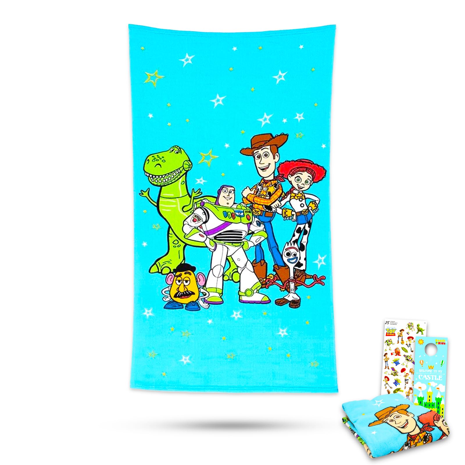 Amazon.com: トイストーリー Toy Story Bath Pool Beach Towel Set