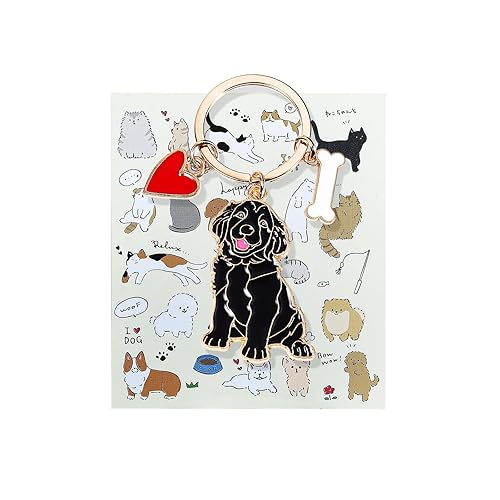 Cute Puppy Dog Keychain Golden Retriever Key Charm Keychain Pet