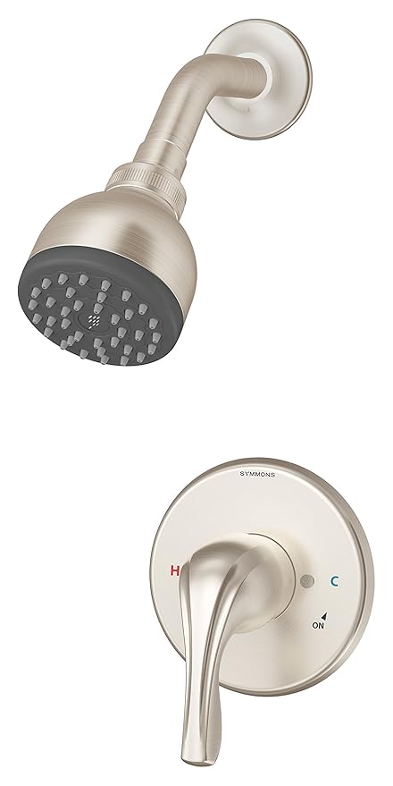 Symmons 9601-PLR-TRM-STN Origins 1-Handle Shower Faucet Trim, Satin Nickel