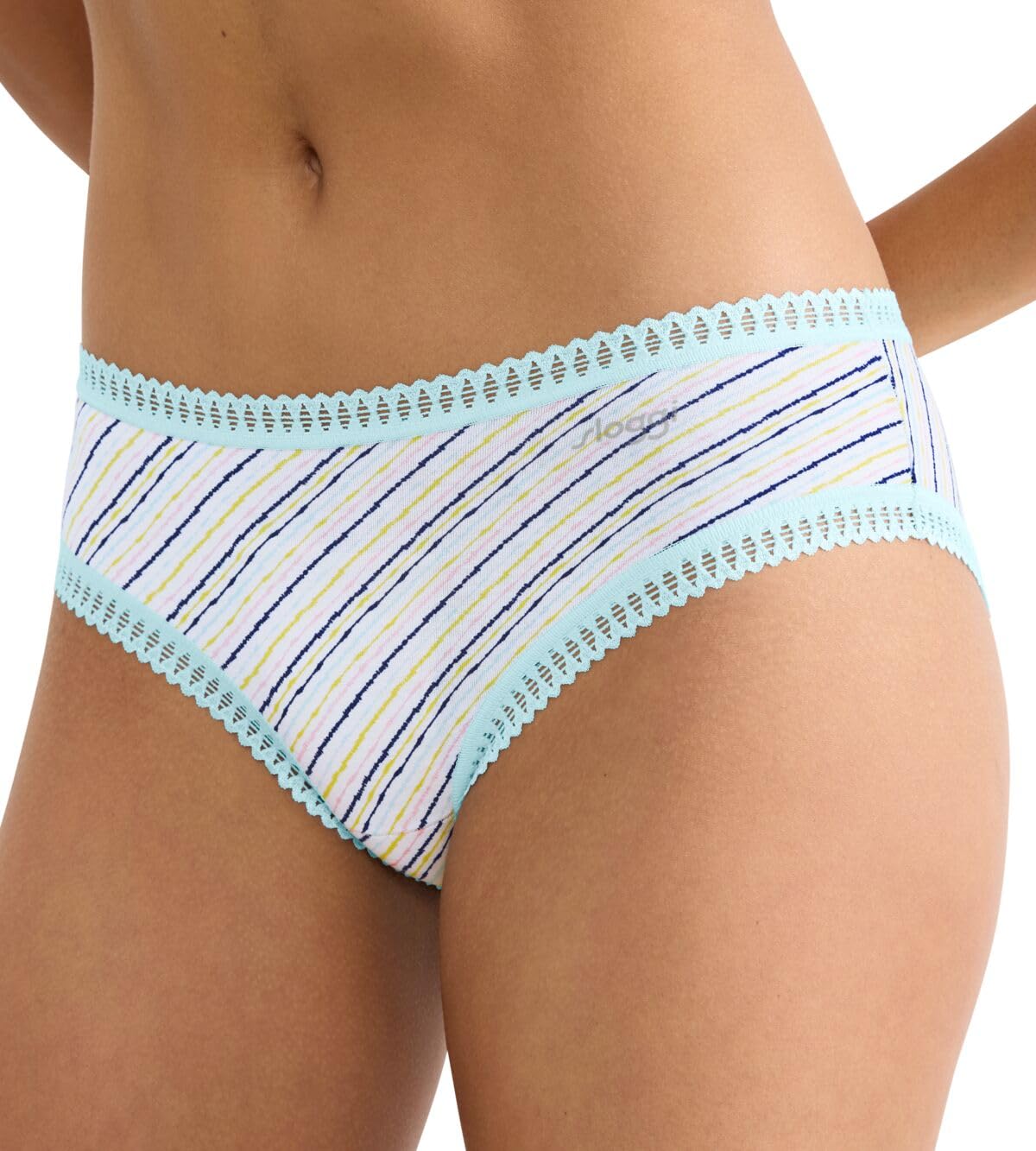 Sloggi Damen Unterhose GO Crush Hipster, 3-Pack, XXL, Blue - Light Combination – Ansicht 2