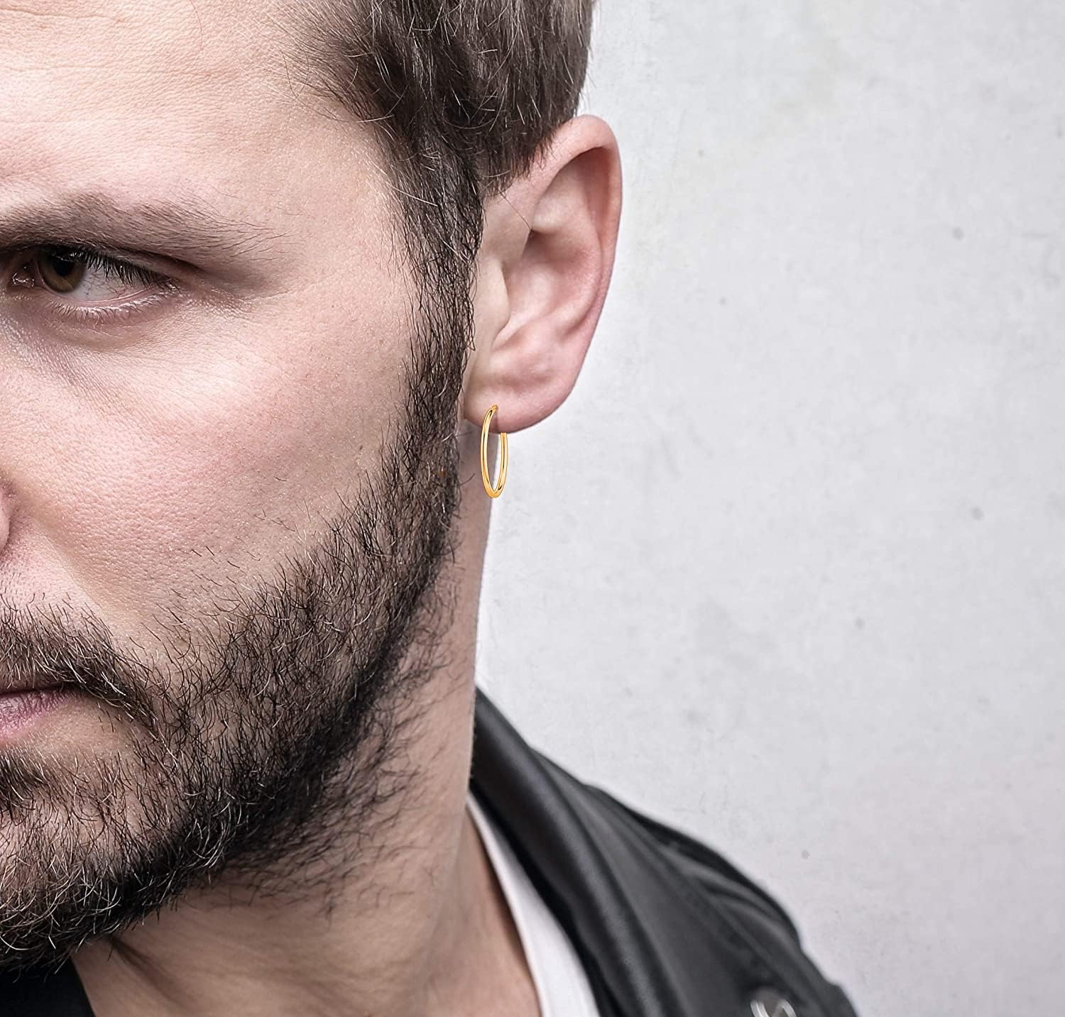 Savlano 925 Sterling Silver Round Hoop Earrings – 18K Gold Plated Hoop Earrings for Women & Men Comes in 10MM-25MM with a Gift Box - Image 5